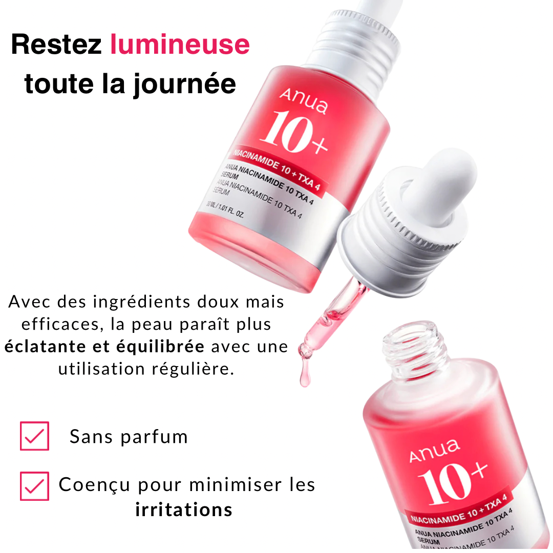 Serum Anua 10% de Niacinamide et  4% d'acide Tranexamique